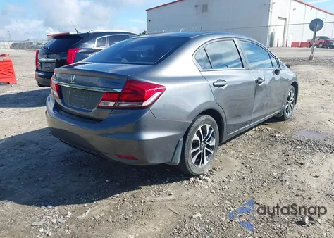 2013 Honda Civic Ex из США, поврежденный, VIN 19XFB2F87DE074803